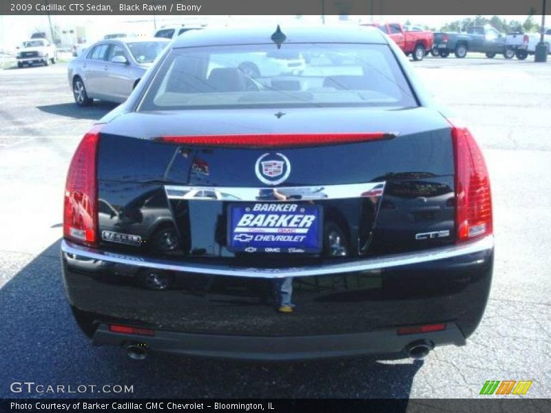 Black Raven / Ebony 2009 Cadillac CTS Sedan