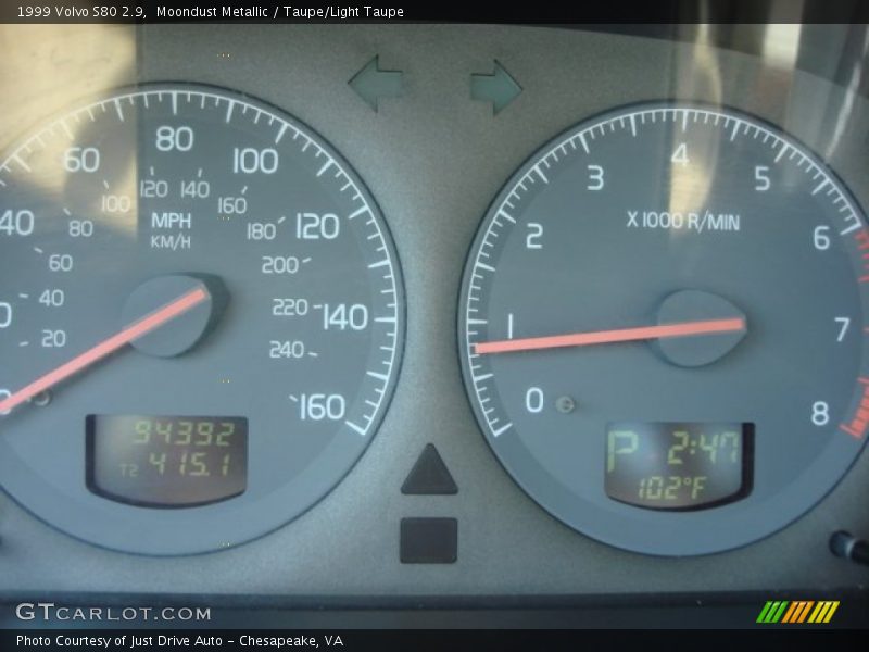 Moondust Metallic / Taupe/Light Taupe 1999 Volvo S80 2.9