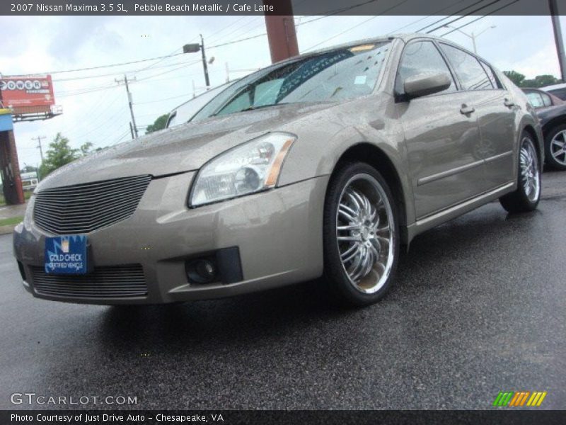 Pebble Beach Metallic / Cafe Latte 2007 Nissan Maxima 3.5 SL