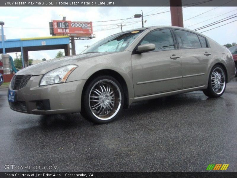 Pebble Beach Metallic / Cafe Latte 2007 Nissan Maxima 3.5 SL