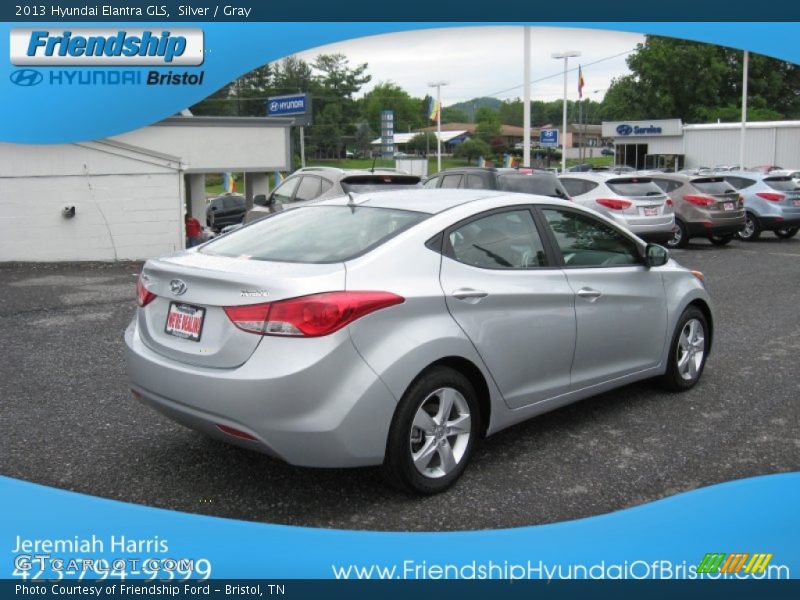 Silver / Gray 2013 Hyundai Elantra GLS