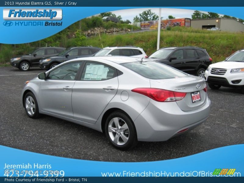 Silver / Gray 2013 Hyundai Elantra GLS