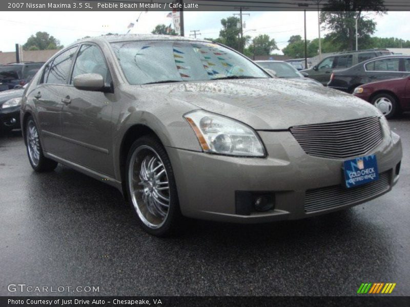 Pebble Beach Metallic / Cafe Latte 2007 Nissan Maxima 3.5 SL