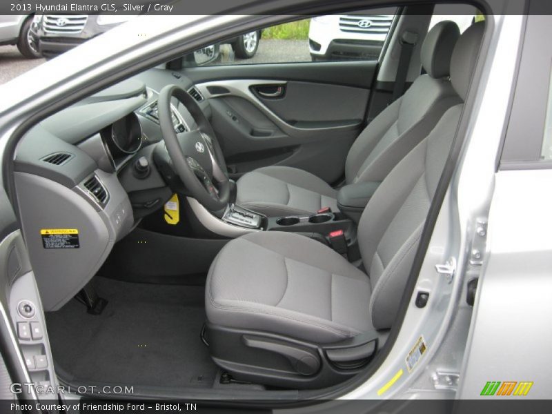 Silver / Gray 2013 Hyundai Elantra GLS