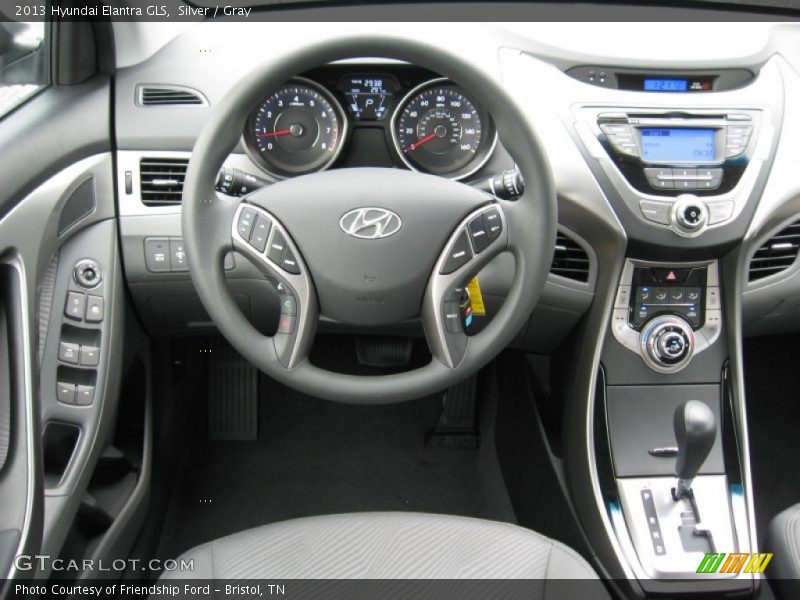 Silver / Gray 2013 Hyundai Elantra GLS