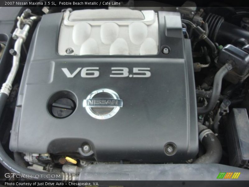 Pebble Beach Metallic / Cafe Latte 2007 Nissan Maxima 3.5 SL