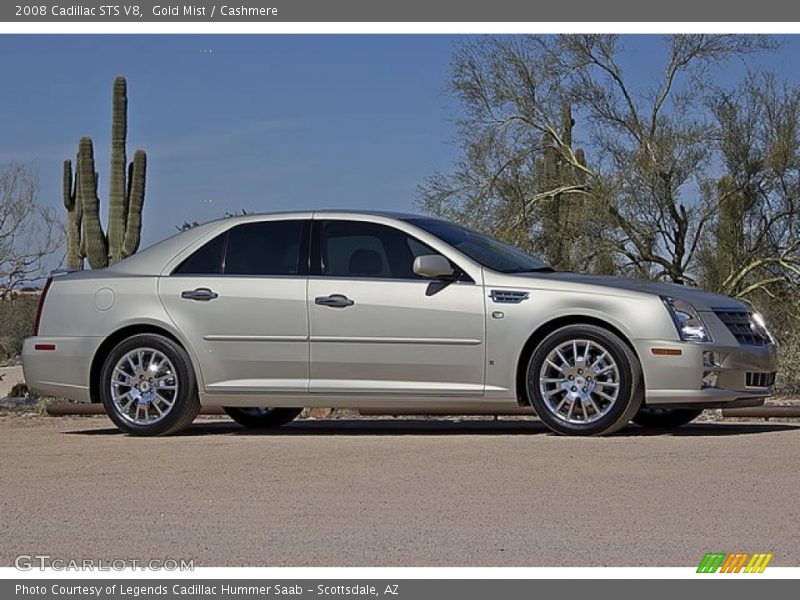 Gold Mist / Cashmere 2008 Cadillac STS V8