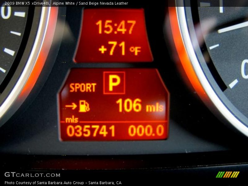 Alpine White / Sand Beige Nevada Leather 2009 BMW X5 xDrive48i