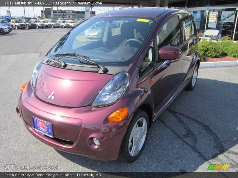 Raspberry / Premium Brown 2012 Mitsubishi i-MiEV SE