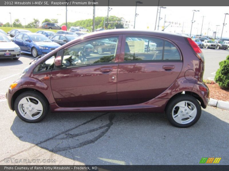 Raspberry / Premium Brown 2012 Mitsubishi i-MiEV SE