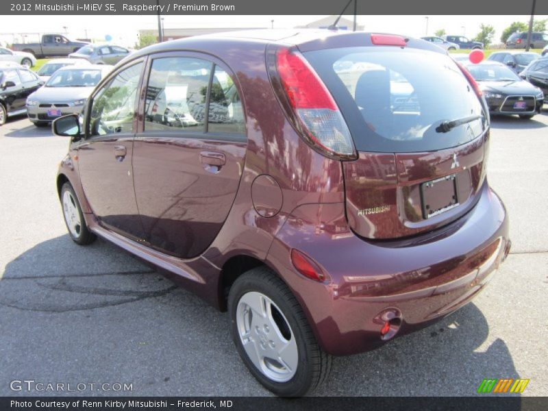 Raspberry / Premium Brown 2012 Mitsubishi i-MiEV SE