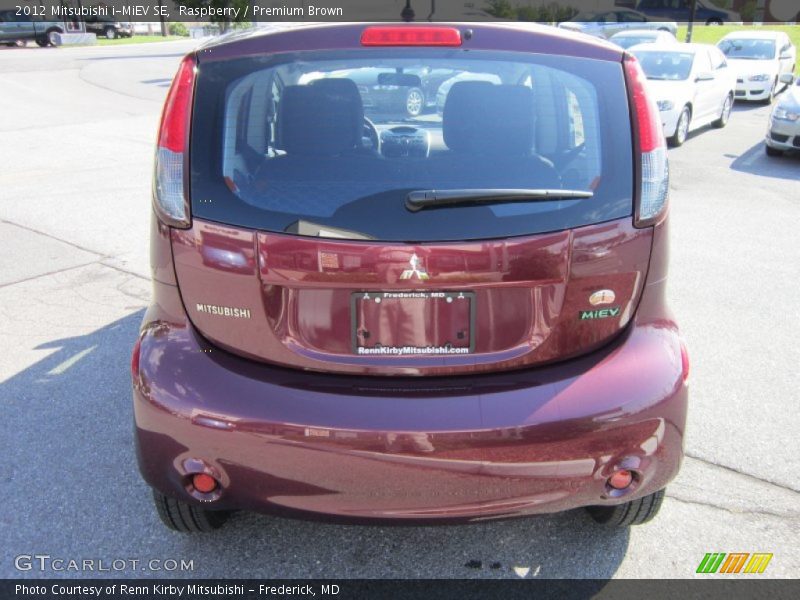 Raspberry / Premium Brown 2012 Mitsubishi i-MiEV SE