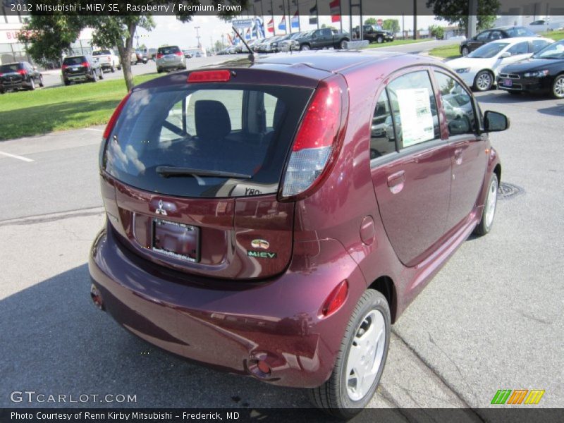 Raspberry / Premium Brown 2012 Mitsubishi i-MiEV SE