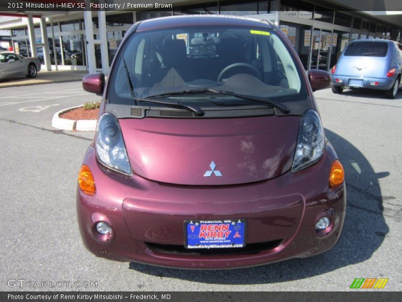 Raspberry / Premium Brown 2012 Mitsubishi i-MiEV SE