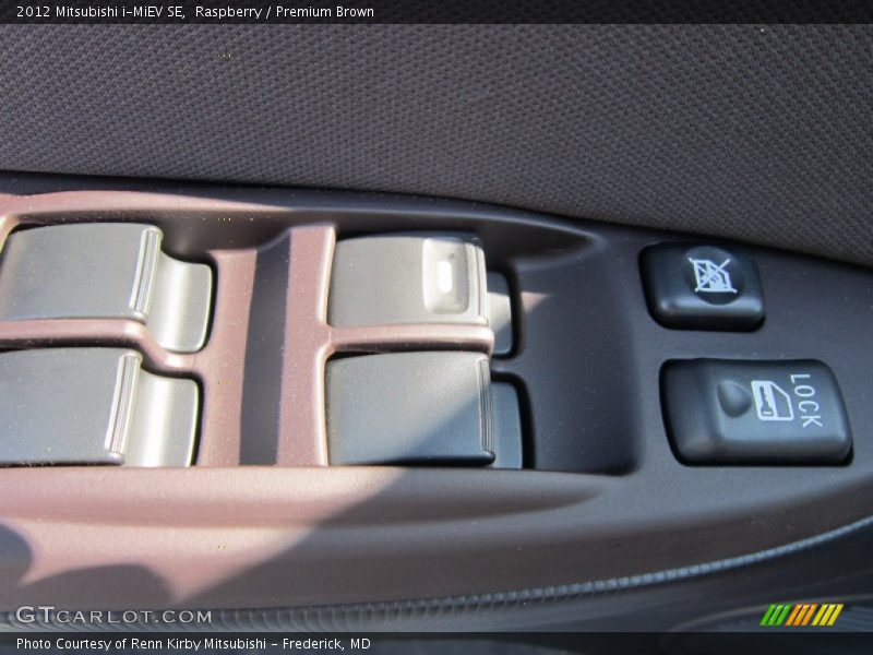 Raspberry / Premium Brown 2012 Mitsubishi i-MiEV SE