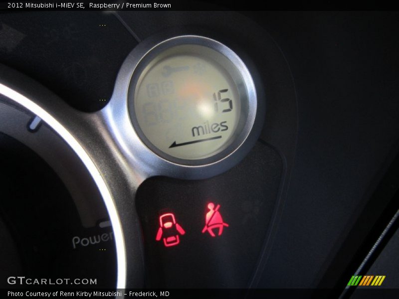 Raspberry / Premium Brown 2012 Mitsubishi i-MiEV SE
