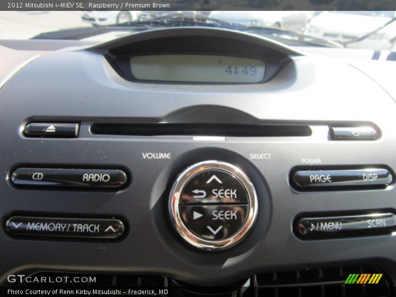 Audio System of 2012 i-MiEV SE