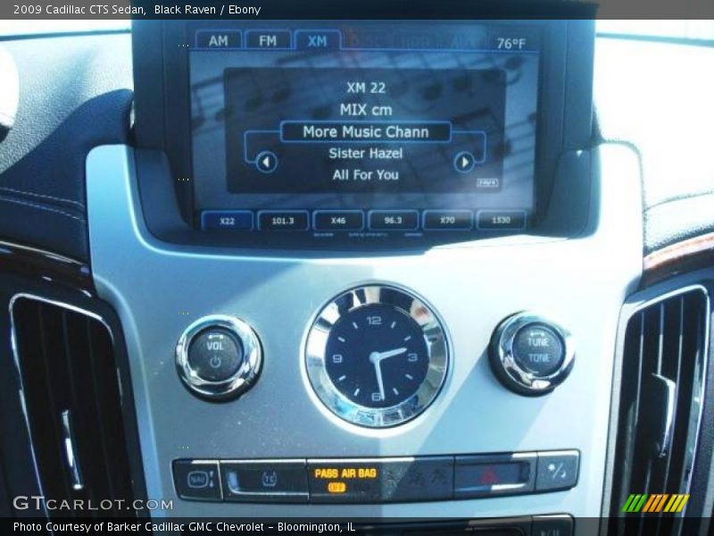 Black Raven / Ebony 2009 Cadillac CTS Sedan