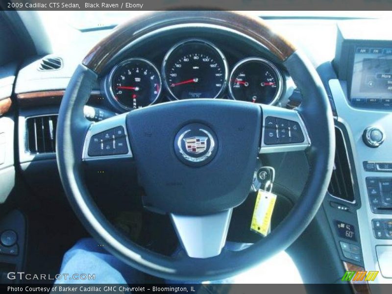 Black Raven / Ebony 2009 Cadillac CTS Sedan