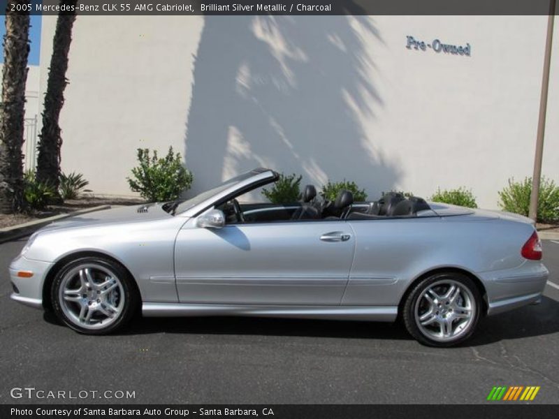  2005 CLK 55 AMG Cabriolet Brilliant Silver Metallic