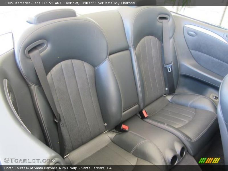 Rear Seat of 2005 CLK 55 AMG Cabriolet