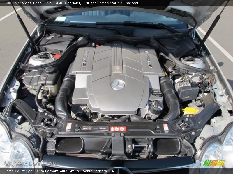  2005 CLK 55 AMG Cabriolet Engine - 5.4 Liter AMG SOHC 24-Valve V8