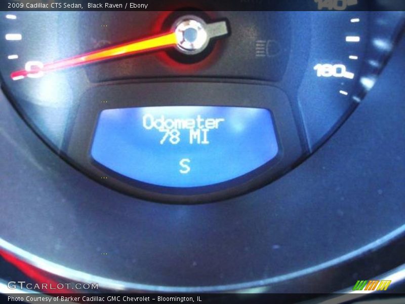 Black Raven / Ebony 2009 Cadillac CTS Sedan