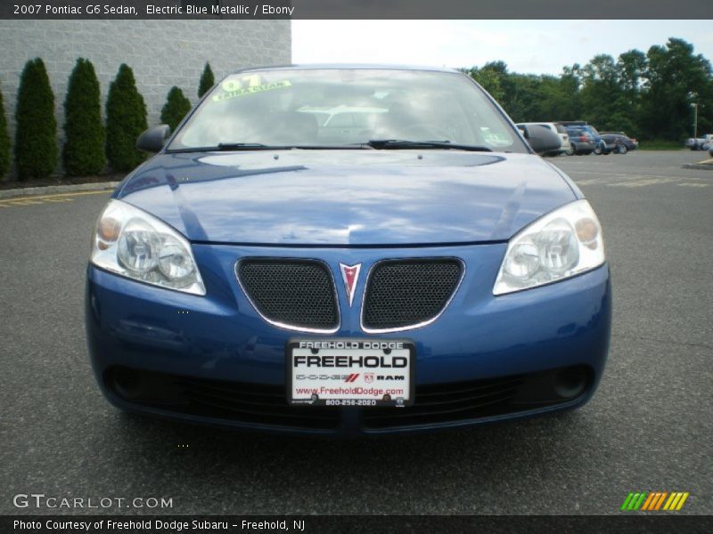 Electric Blue Metallic / Ebony 2007 Pontiac G6 Sedan