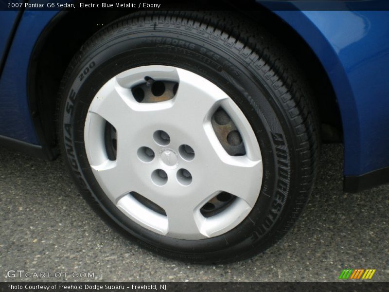 Electric Blue Metallic / Ebony 2007 Pontiac G6 Sedan