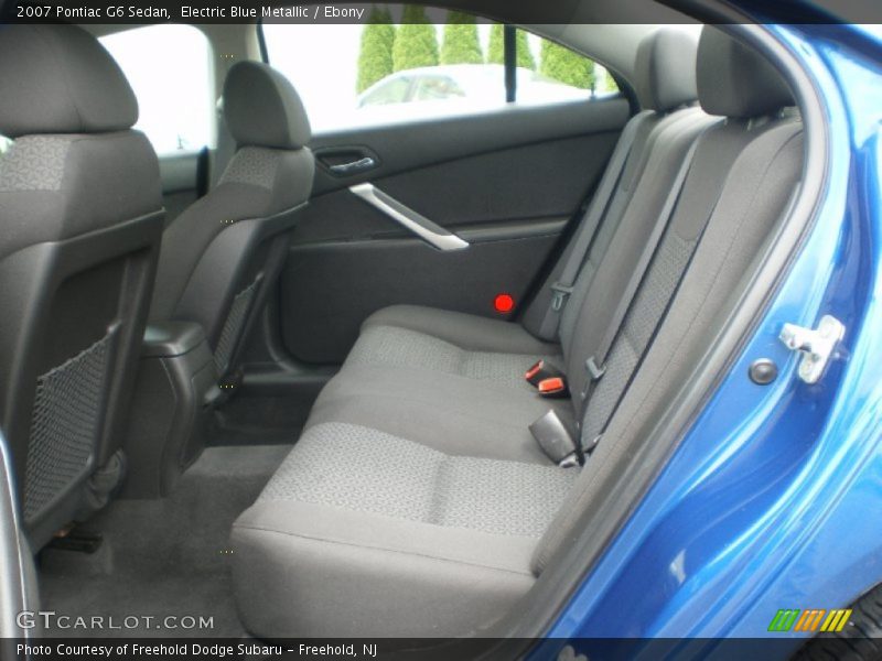 Electric Blue Metallic / Ebony 2007 Pontiac G6 Sedan