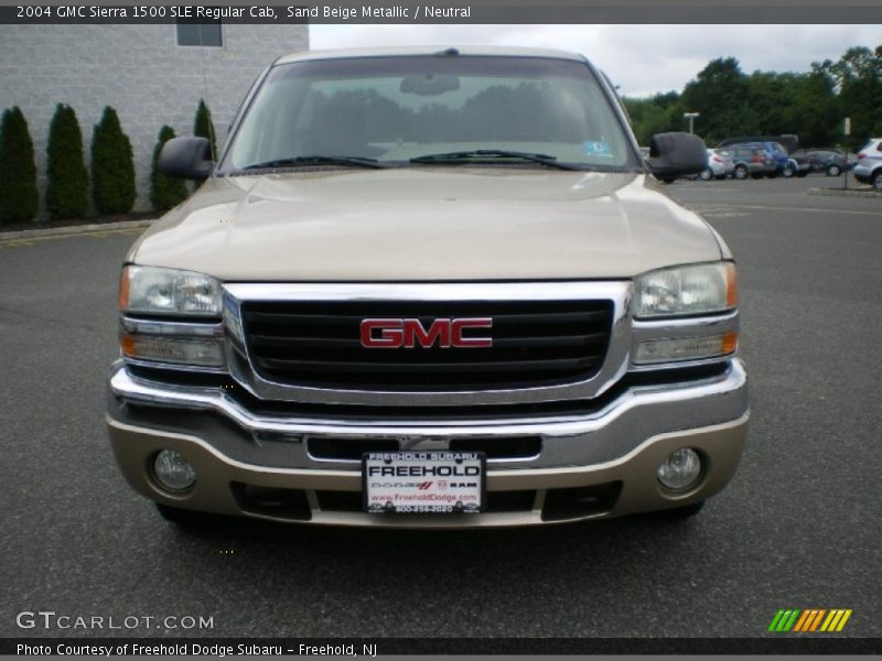 Sand Beige Metallic / Neutral 2004 GMC Sierra 1500 SLE Regular Cab