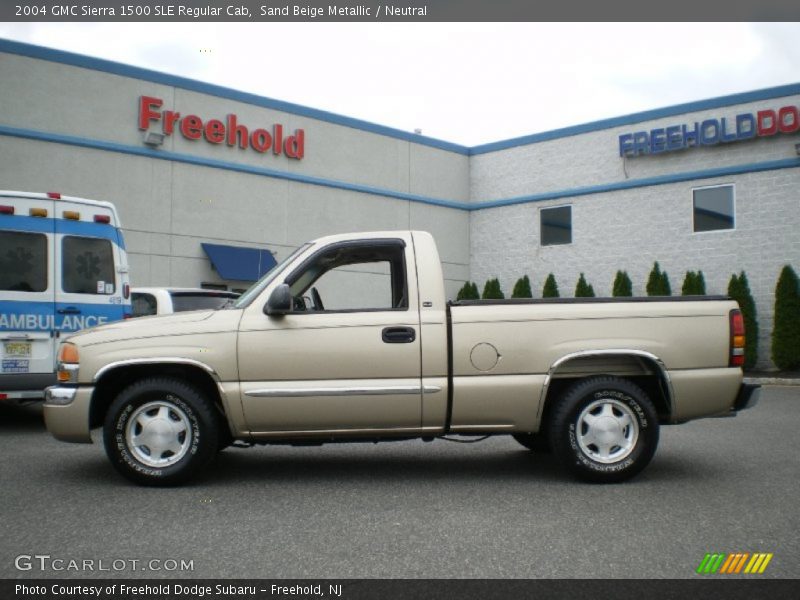 Sand Beige Metallic / Neutral 2004 GMC Sierra 1500 SLE Regular Cab