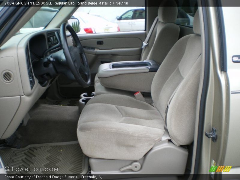 Sand Beige Metallic / Neutral 2004 GMC Sierra 1500 SLE Regular Cab
