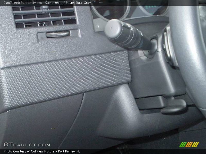Stone White / Pastel Slate Gray 2007 Jeep Patriot Limited