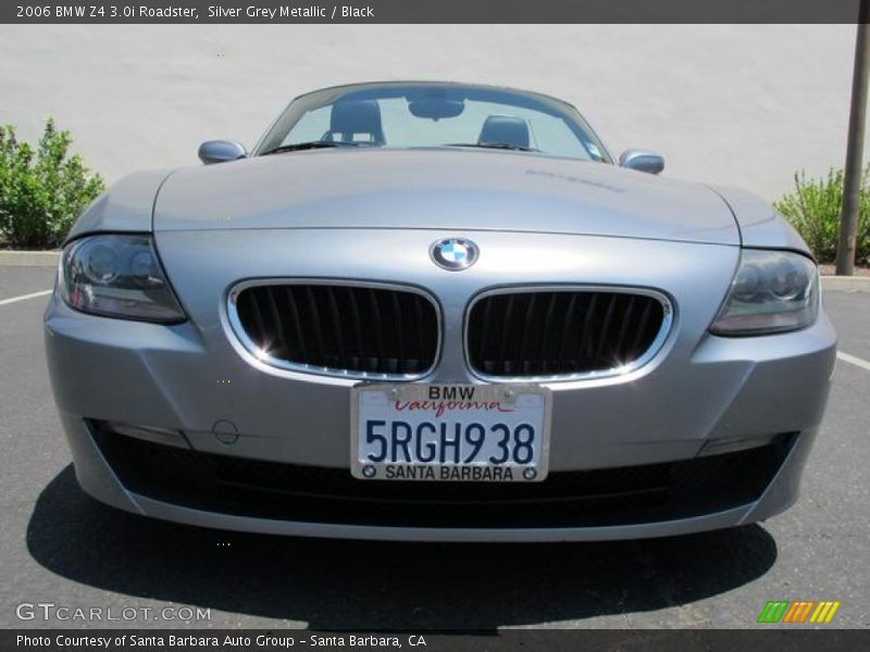 Silver Grey Metallic / Black 2006 BMW Z4 3.0i Roadster
