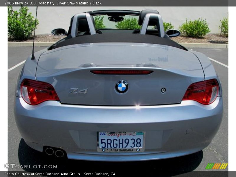Silver Grey Metallic / Black 2006 BMW Z4 3.0i Roadster