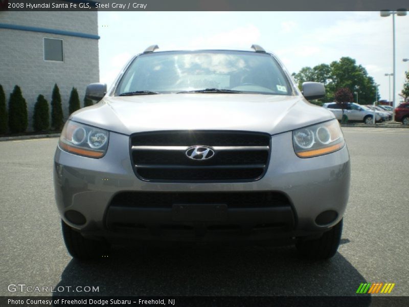Steel Gray / Gray 2008 Hyundai Santa Fe GLS