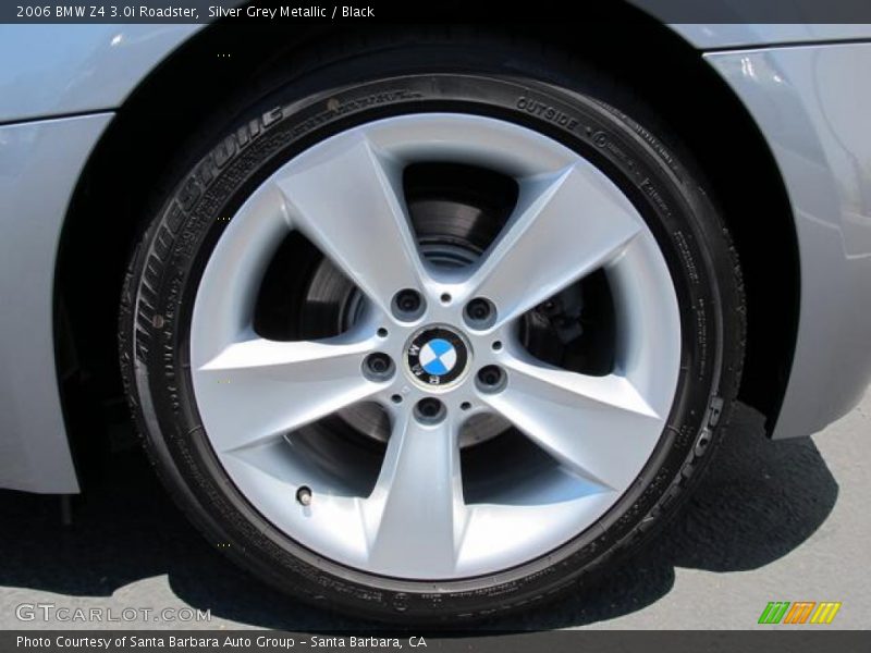 Silver Grey Metallic / Black 2006 BMW Z4 3.0i Roadster