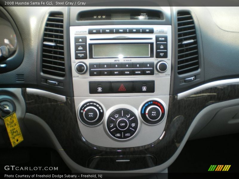 Steel Gray / Gray 2008 Hyundai Santa Fe GLS