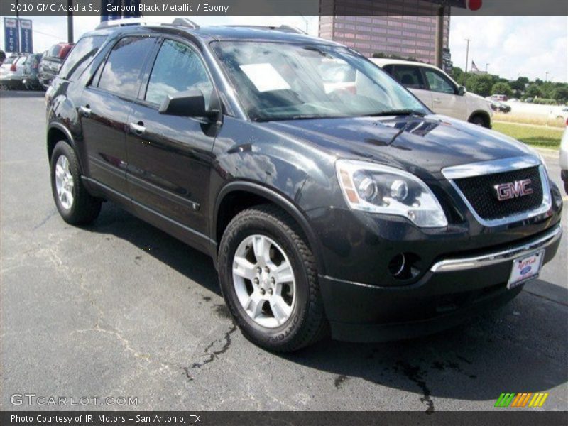 Carbon Black Metallic / Ebony 2010 GMC Acadia SL