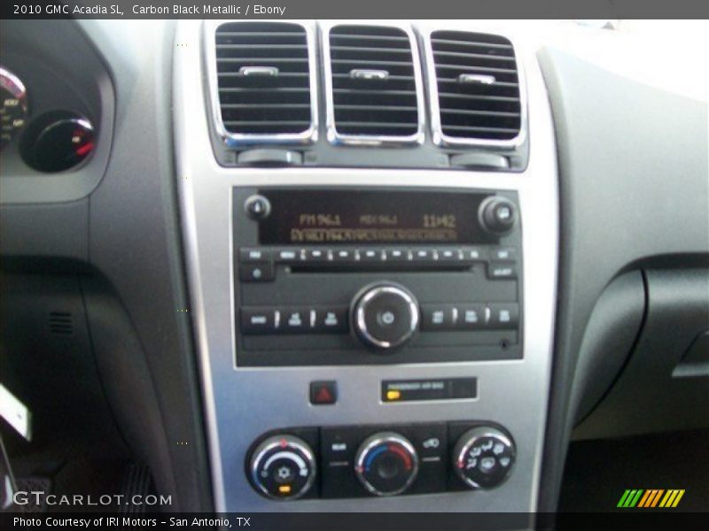 Carbon Black Metallic / Ebony 2010 GMC Acadia SL