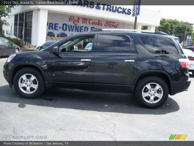 Carbon Black Metallic / Ebony 2010 GMC Acadia SL