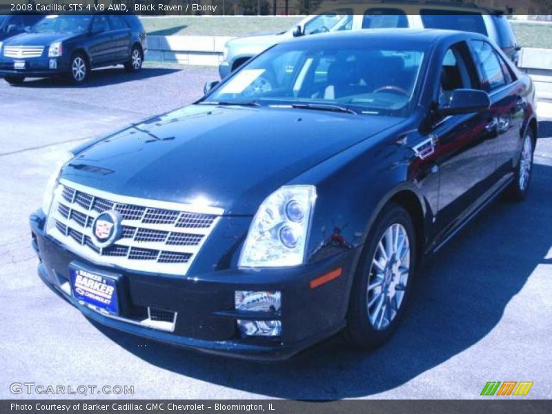 Black Raven / Ebony 2008 Cadillac STS 4 V8 AWD