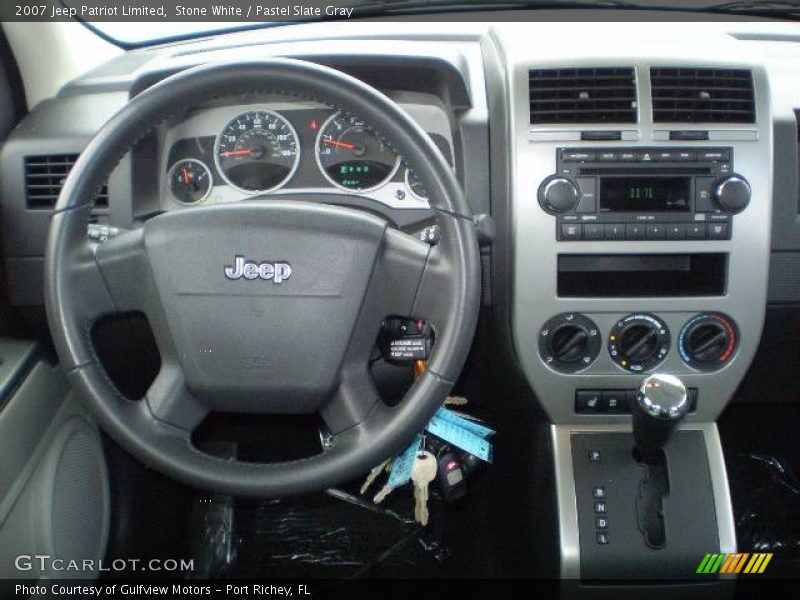Stone White / Pastel Slate Gray 2007 Jeep Patriot Limited