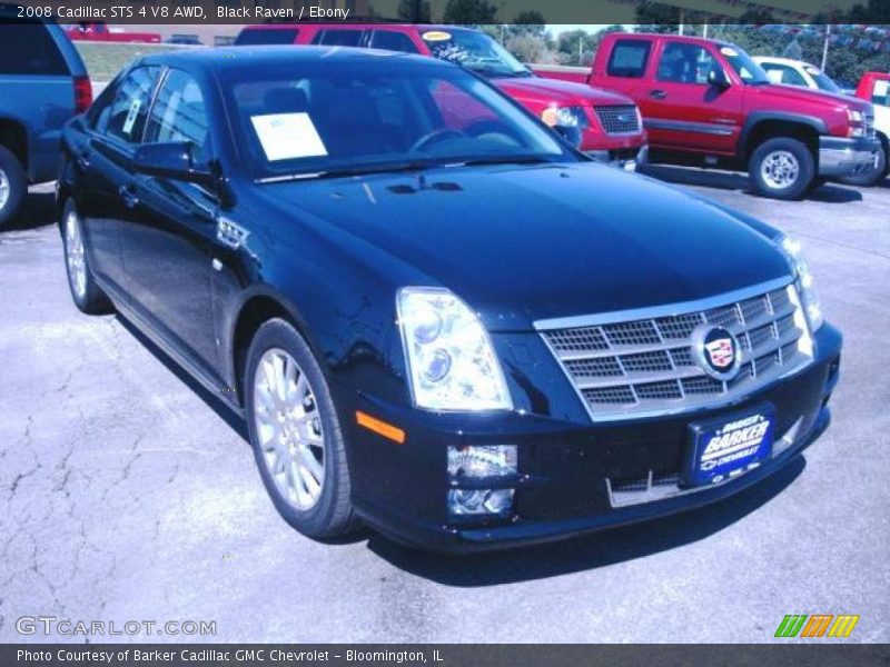 Black Raven / Ebony 2008 Cadillac STS 4 V8 AWD