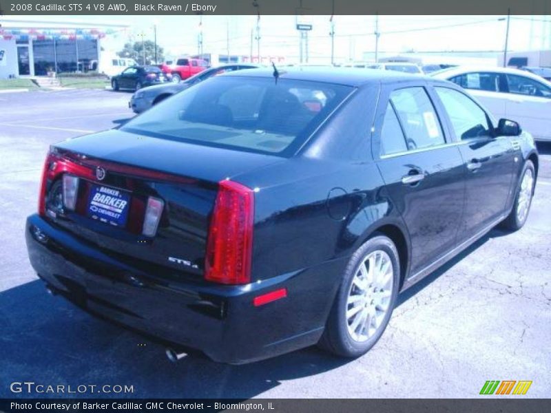 Black Raven / Ebony 2008 Cadillac STS 4 V8 AWD