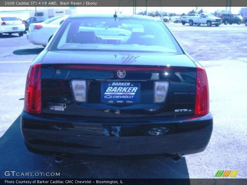 Black Raven / Ebony 2008 Cadillac STS 4 V8 AWD