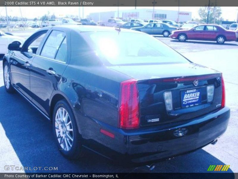 Black Raven / Ebony 2008 Cadillac STS 4 V8 AWD