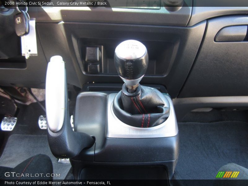 Galaxy Gray Metallic / Black 2008 Honda Civic Si Sedan