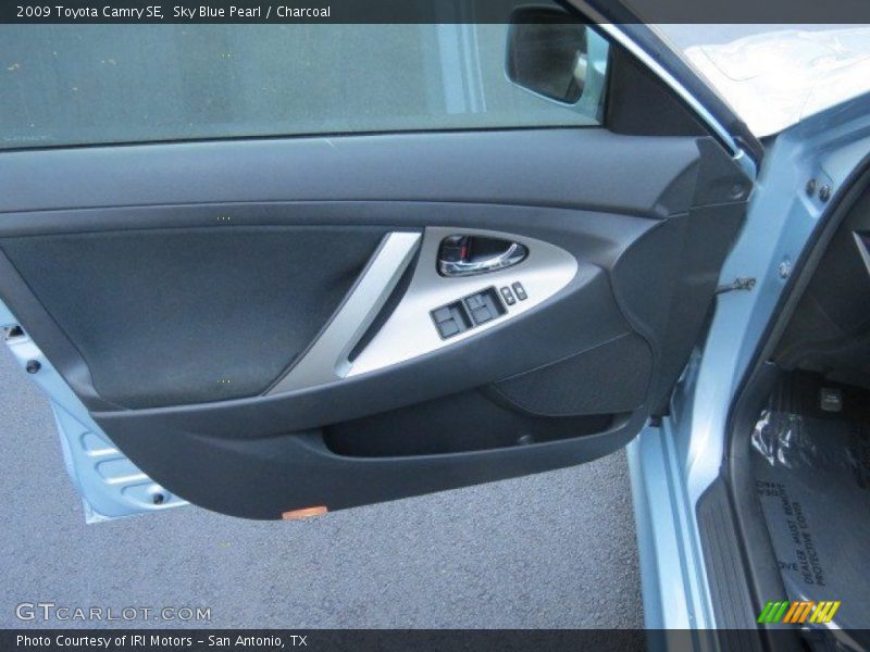 Sky Blue Pearl / Charcoal 2009 Toyota Camry SE